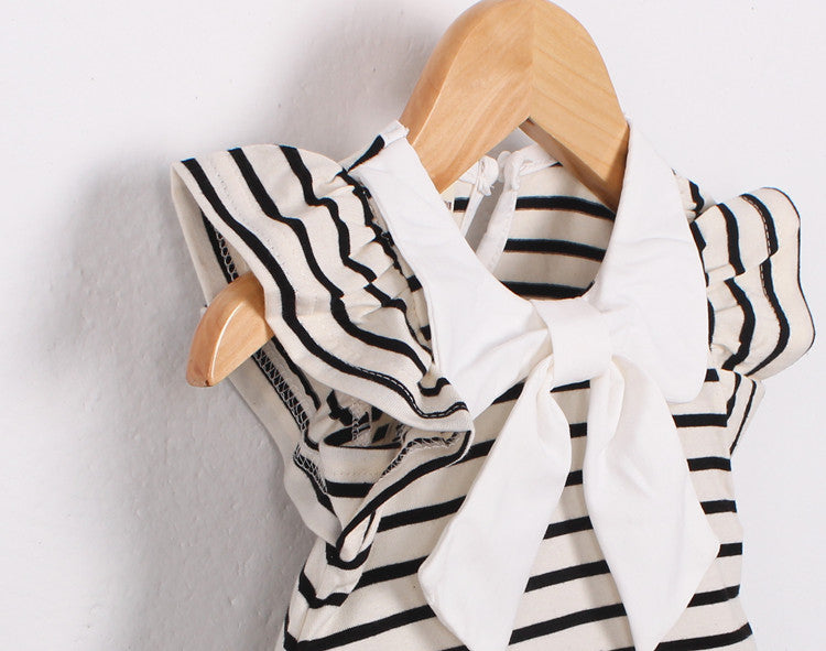 Bow n Stripe Dress