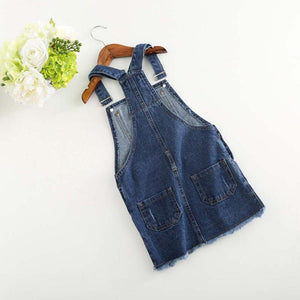 Denim Overall Dress