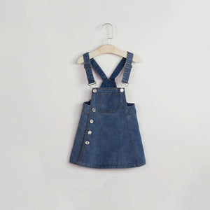 Denim Overall Dress