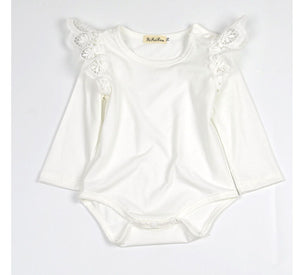 Lace Wing Winter Romper
