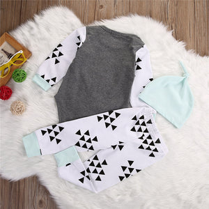 Triangle Print three piece set