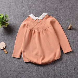 Knitted Blouse Romper