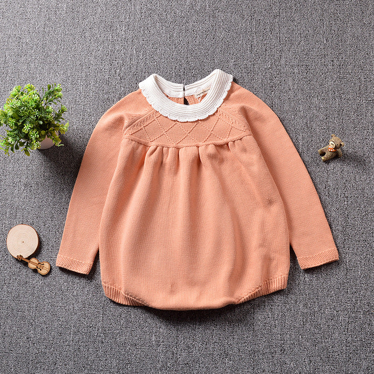 Knitted Blouse Romper