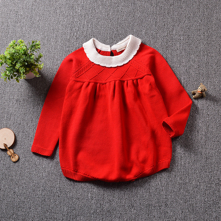 Knitted Blouse Romper