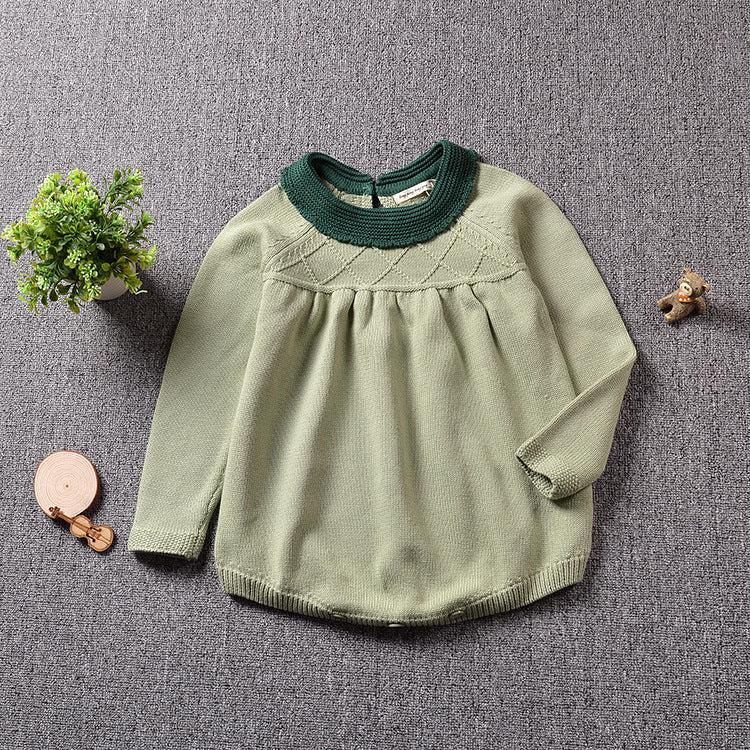 Knitted Blouse Romper
