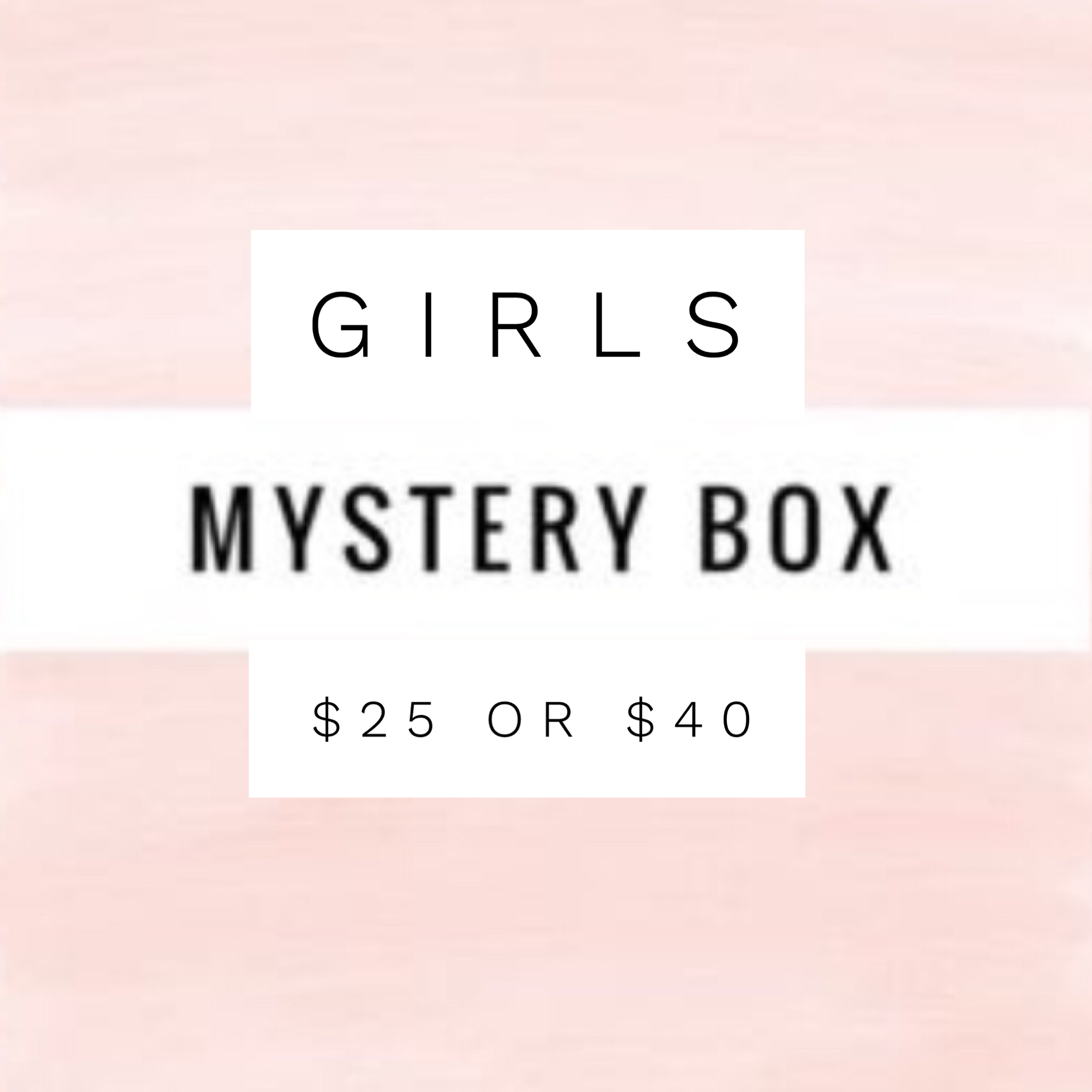 Girls Mystery Box