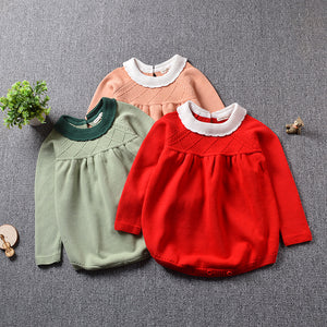 Knitted Blouse Romper